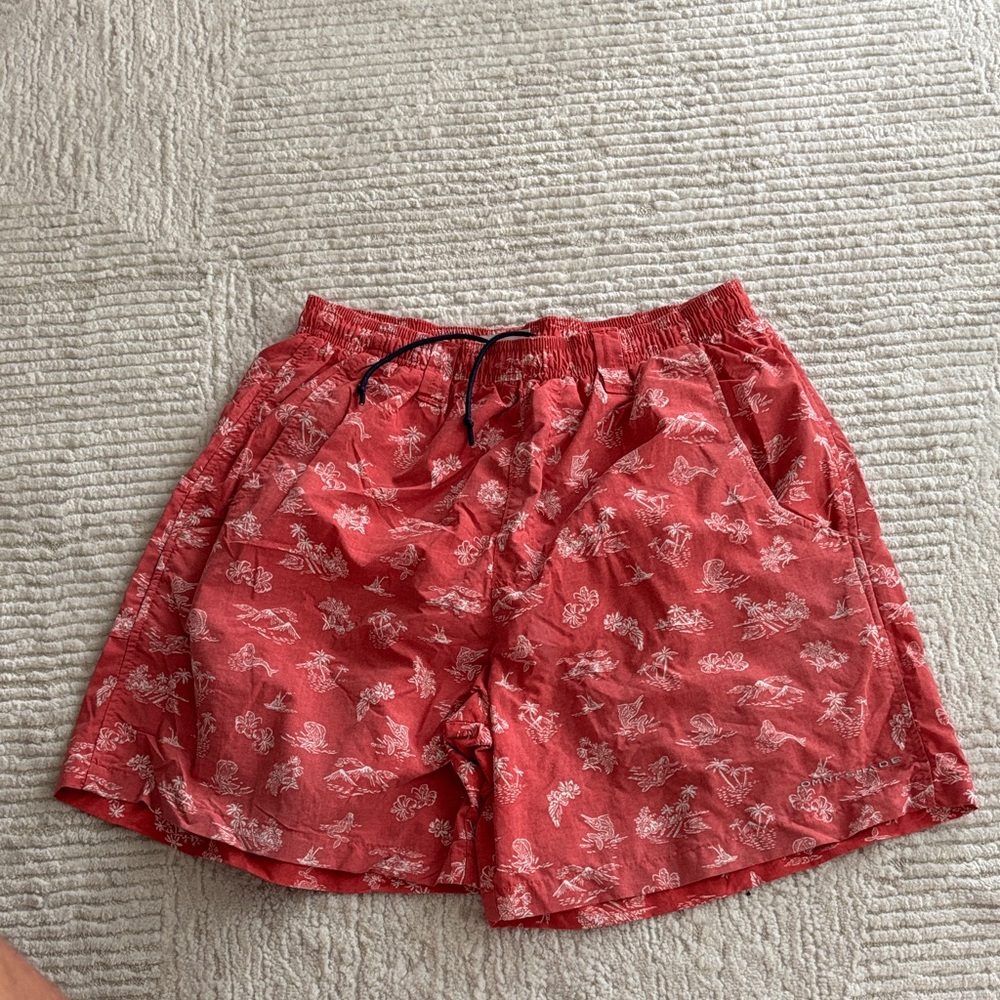 Men’s PFG Columbia Swimtrunks Red size Small